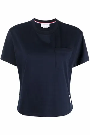 Thom Browne RWB tab cotton T-shirt