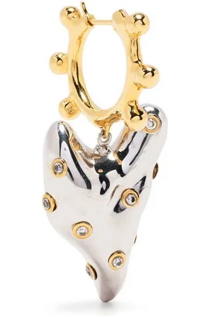 Vann Jewelry Pierced heart single earring