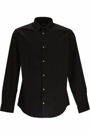 Emporio Armani Stretch-fit button-up shirt