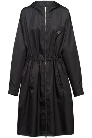 Prada Re-Nylon hooded raincoat