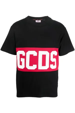 GCDS Band logo-print T-shirt