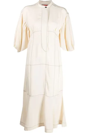 Colville Highbrow puff-sleeve woven dress