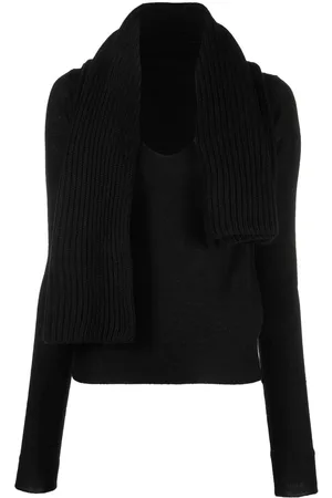 Maison Margiela Scarf-collar detail jumper