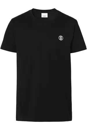 Burberry Logo-embroidered cotton T-shirt