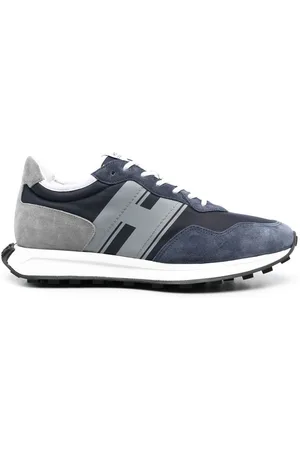 Hogan Side logo-patch detail low-top sneakers