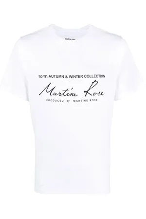 MARTINE ROSE Logo print T-shirt