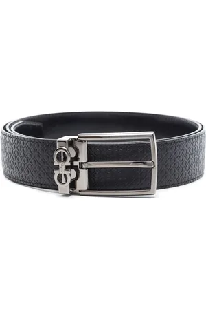 Salvatore Ferragamo Gancini-motif leather belt