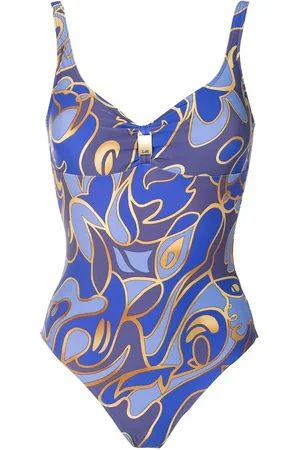 Lygia & Nanny Graphic-print swimsuit