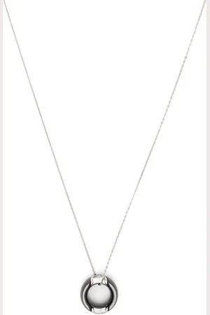 Damiani 18kt white gold D.Icon diamond pendant necklace