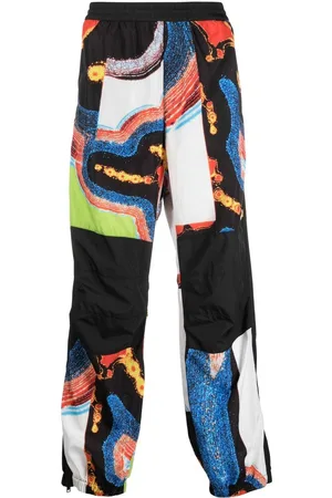 AMBUSH Abstract-pattern paneled track pants
