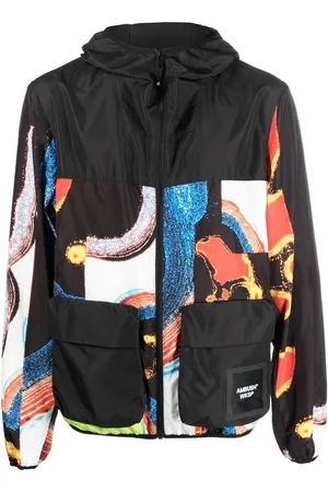 AMBUSH Abstract-pattern paneled technical jacket