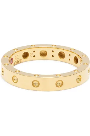 Roberto Coin 18kt gold Pois Moi thin band ring