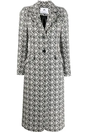 Marine Serre Moon Diamant tailored coat