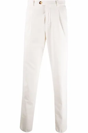 Brunello Cucinelli Pleat-detail cotton trousers