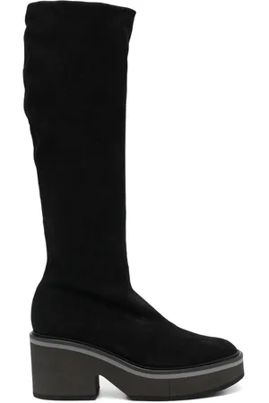 Robert Clergerie Anki 75mm knee-high suede boots