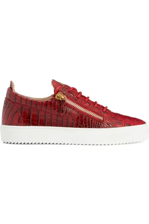 Giuseppe Zanotti Frankie crocodile-embossed low-top sneakers