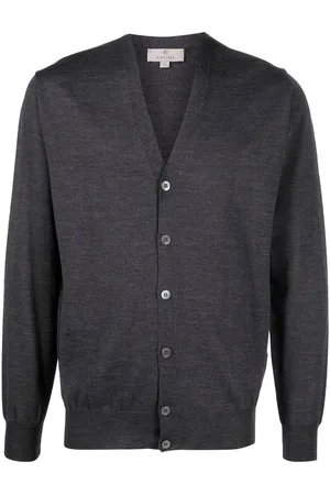CANALI Button-up knitted cardigan