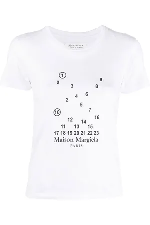 Maison Margiela Numbers-motif cotton T-shirt