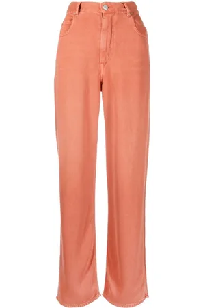 Marant Etoile High-waisted straight-leg jeans