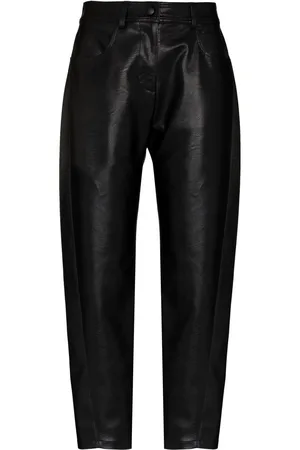 Stella McCartney Straight-leg faux-leather trousers