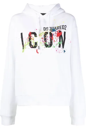 Dsquared2 Splatter logo-print hoodie