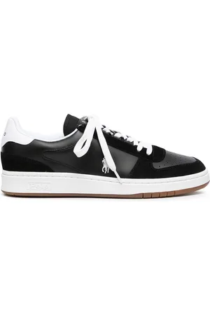 Ralph Lauren Two-tone lace-up sneakers