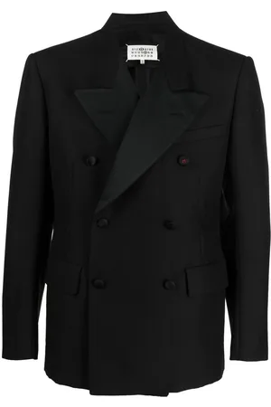 Maison Margiela Double-breasted mohair blazer