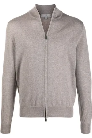CANALI Zip-up merino cardigan