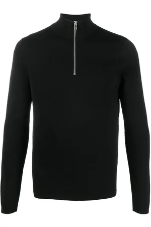 Sandro Half-zip wool jumper