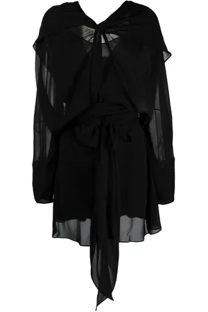 Maison Margiela Draped silk minidress