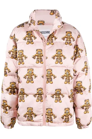 Moschino Graphic-print padded coat
