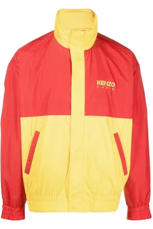 Kenzo Logo colour-block jacket