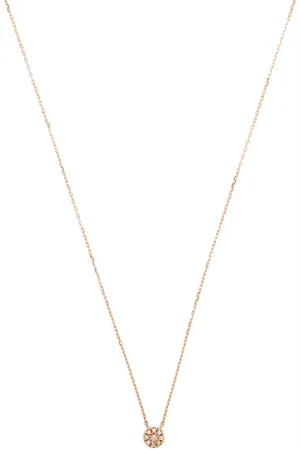 DJULA 18kt rose gold Target diamond necklace