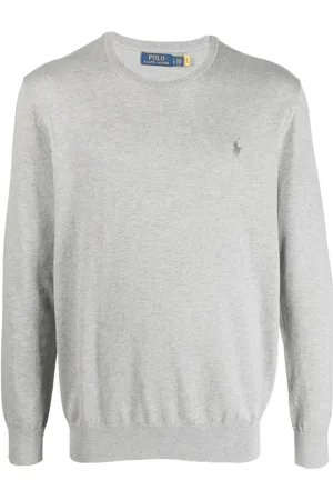 Ralph Lauren Logo-embroidered cotton-cashmere jumper