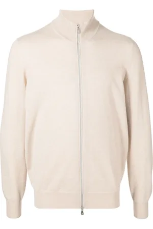 Brunello Cucinelli High-neck zip-up cashmere cardigan