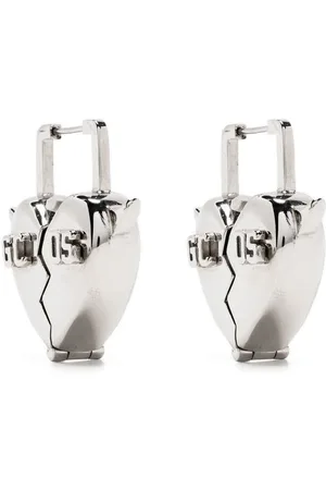 GCDS Broken-heart drop earrings