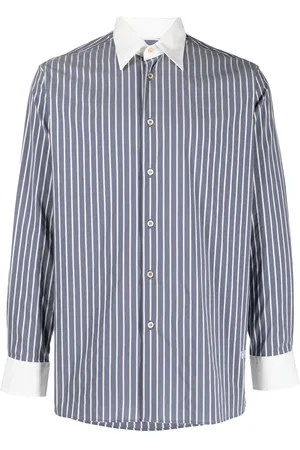 WALES BONNER Striped button-up shirt