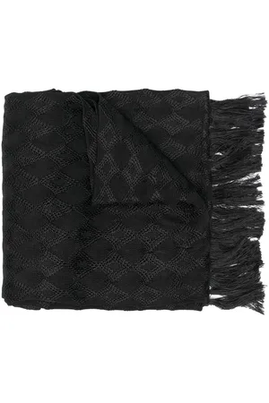 Maison Margiela Logo-embroidered silk scarf