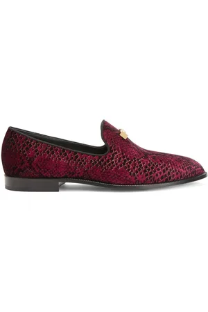 Giuseppe Zanotti Jareth snakeskin-effect loafers