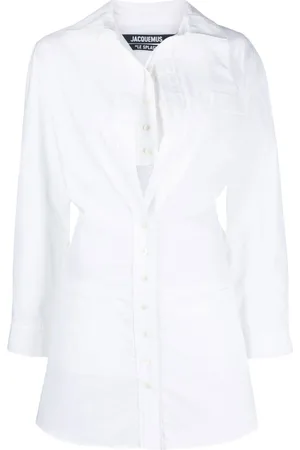 Jacquemus La Robe Baunhilha layered shirt dress