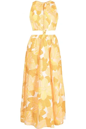 FAITHFULL THE BRAND Zeta cut-out detail dress