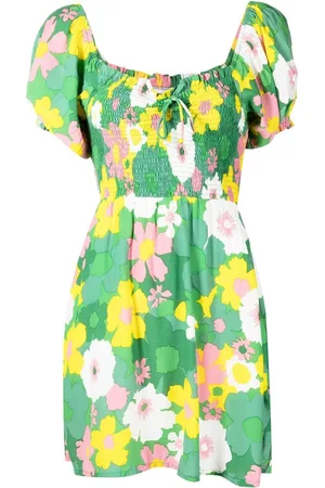 FAITHFULL THE BRAND Domenica floral-print mini dress