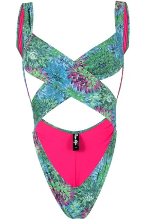 Reina Olga Cross-strap one-piece