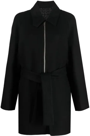 Givenchy 4G-zip belted coat