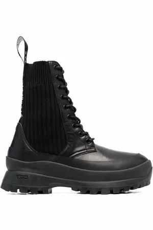 Stella McCartney Trace lace-up combat boots