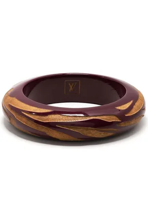LOUIS VUITTON 2000s zebra motif bangle bracelet