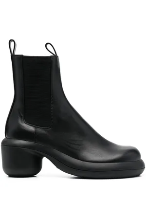 Jil Sander Elasticated-panel leather boots