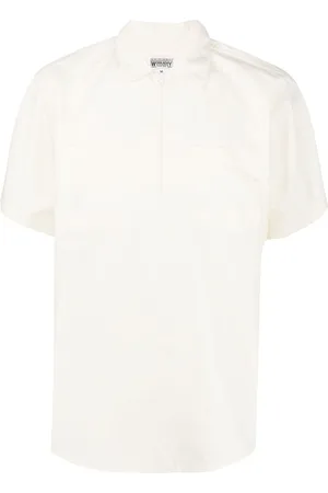 ENGINEERED GARMENTS Half-zip cotton-blend shirt