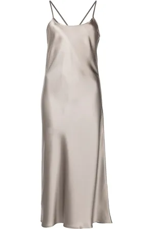 Voz Sleeveless silk midi dress