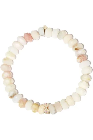 Sydney Evan 14kt yellow Evil Eye opal bracelet